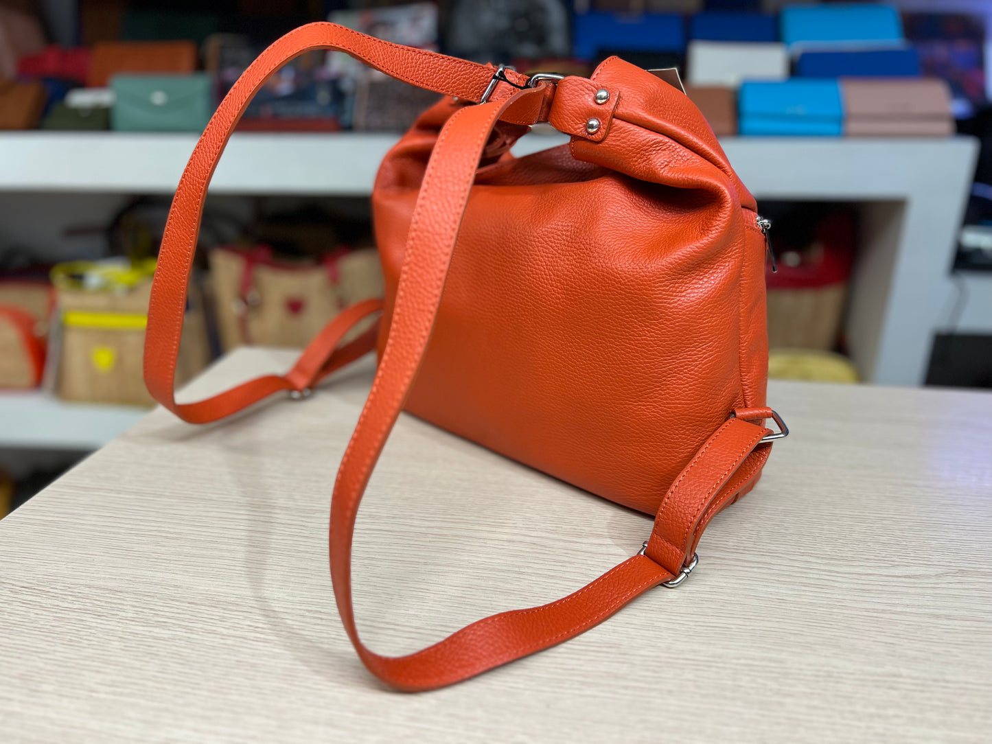 Borsa e Zaino in vera pelle, Made in Italy