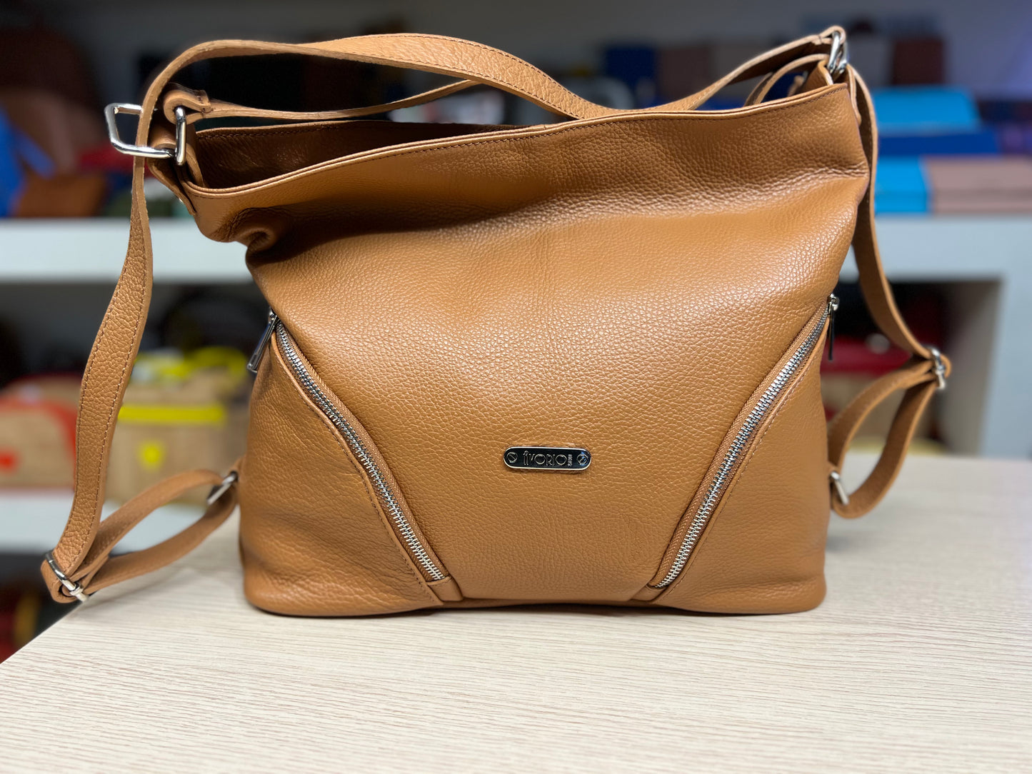 Borsa e Zaino in vera pelle, Made in Italy