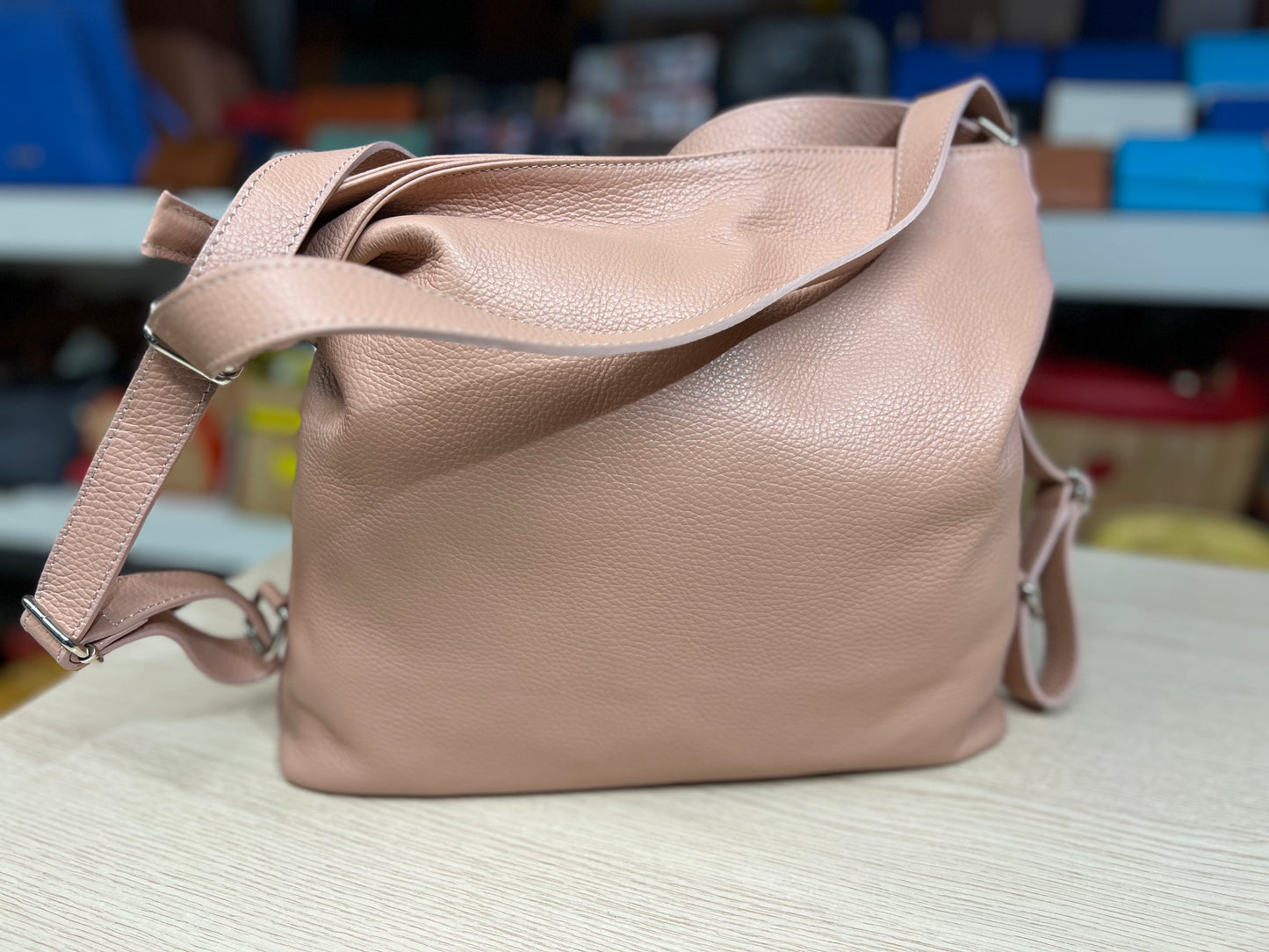 Borsa e Zaino in vera pelle, Made in Italy